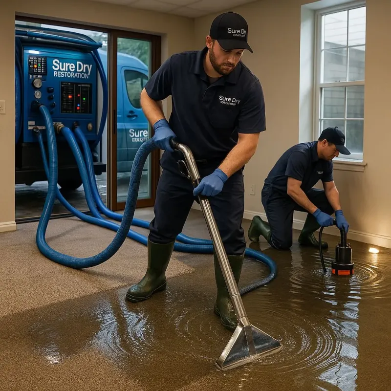 Water Extraction and Removal process in Monte Grande, PR